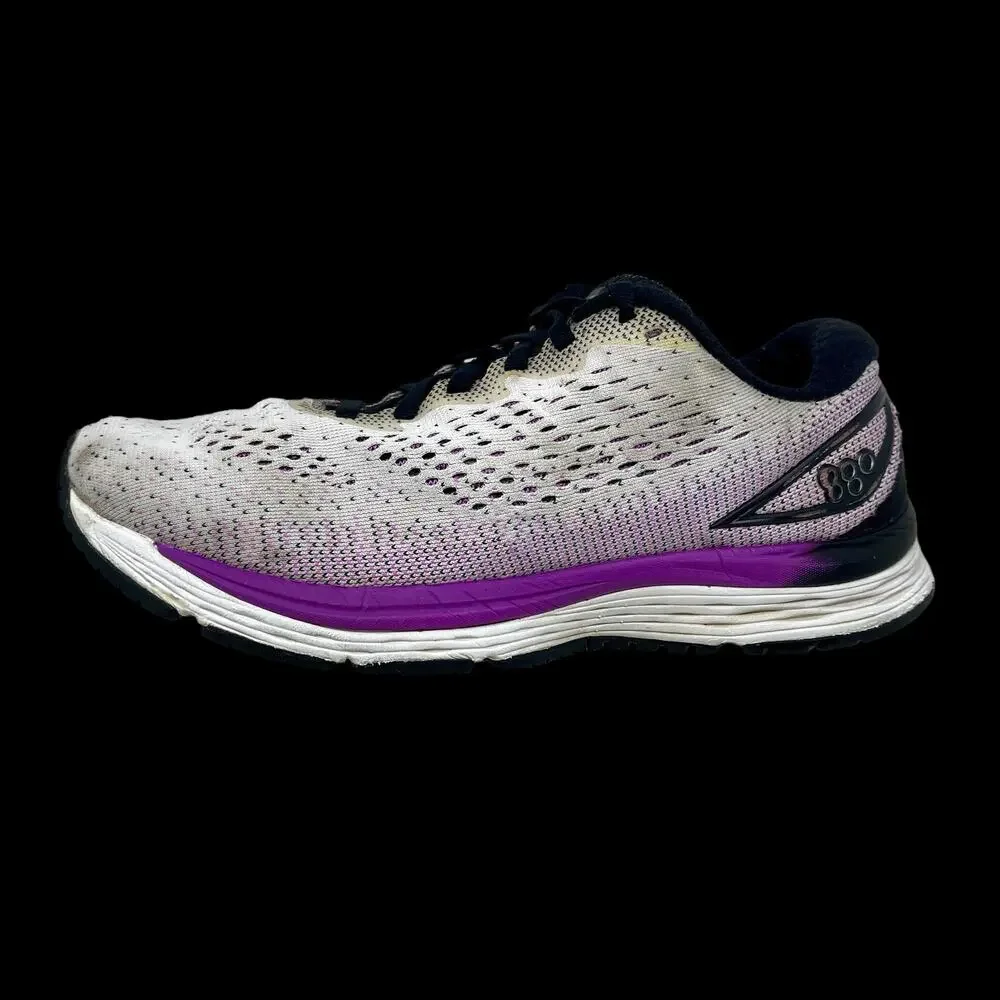New Balance 880 Running Shoes Womens Sz 9 White Purple 1.144=I.10.4